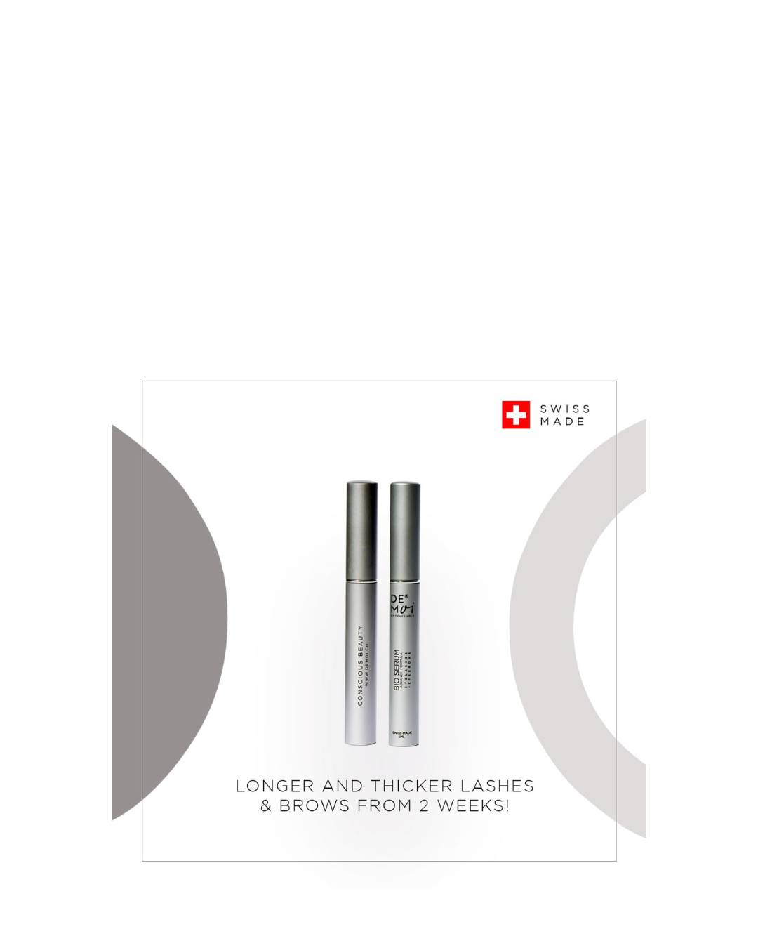 DE MOI Bio Serum 2 In 1: Eyelashes + Eyebrows
