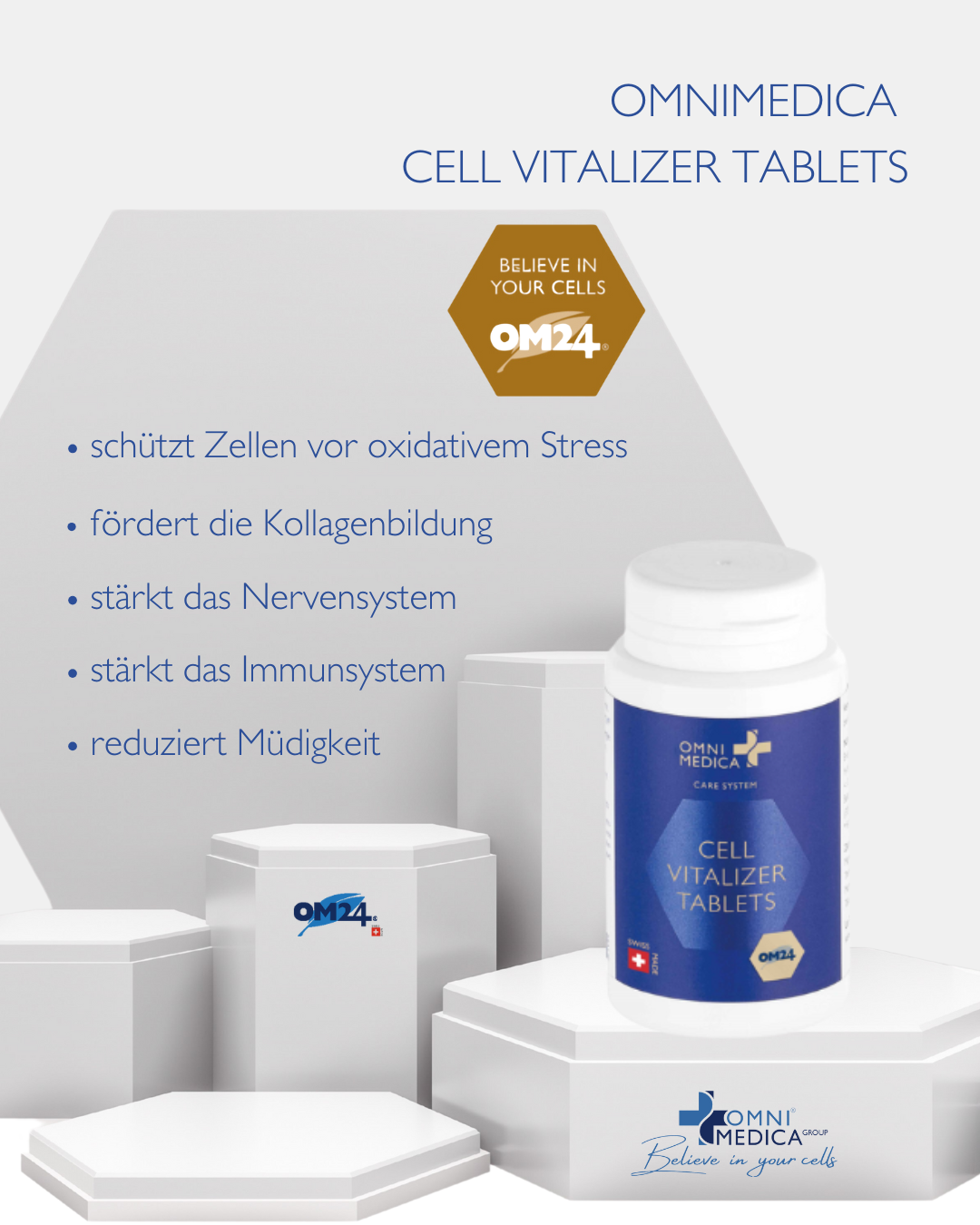 Cell Vitalizer Tablets 500 mg OM24®