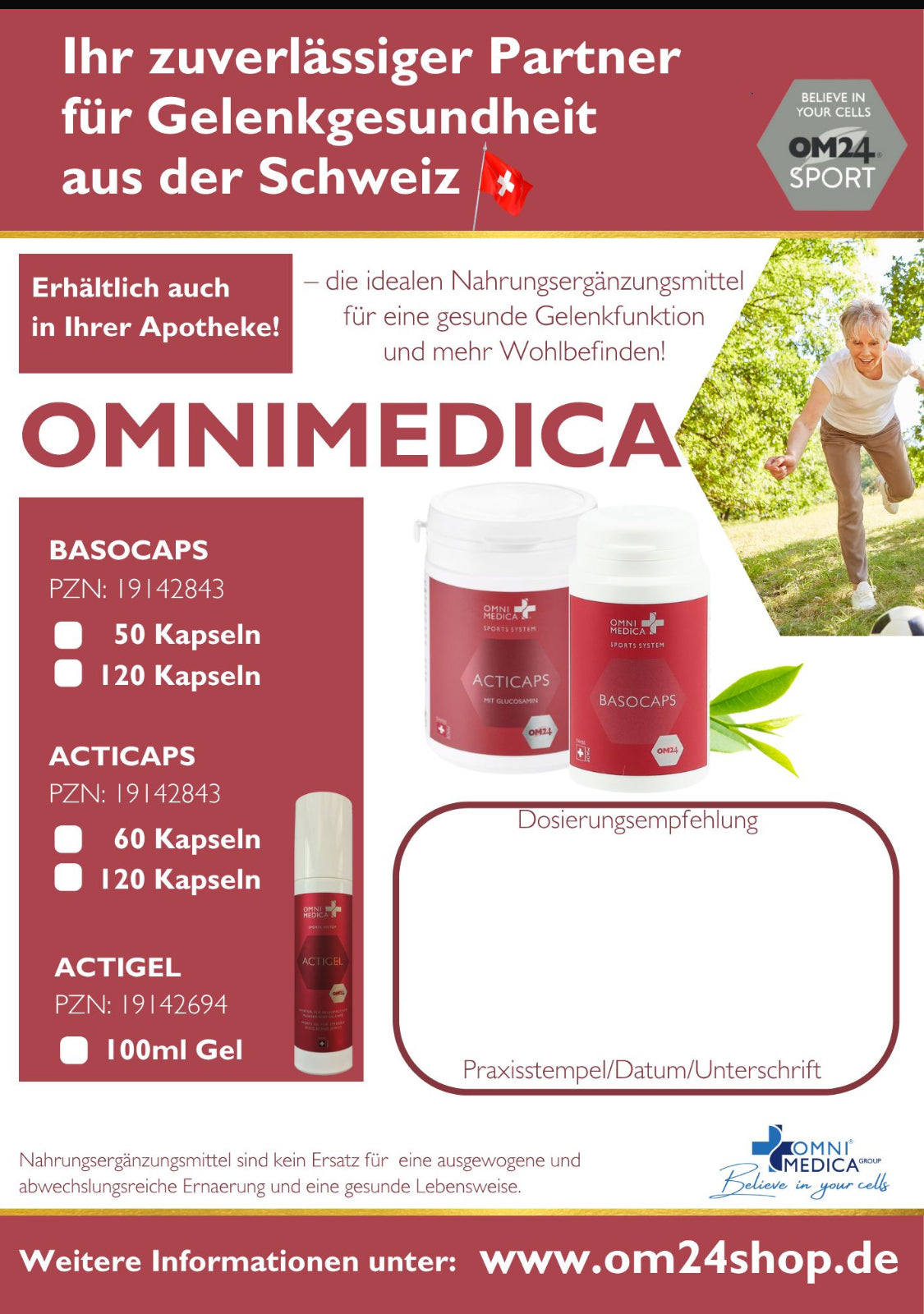 OMNIMEDICA Gelenk Vital Set
